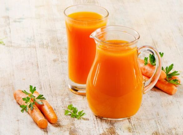 Carrot juice for potency